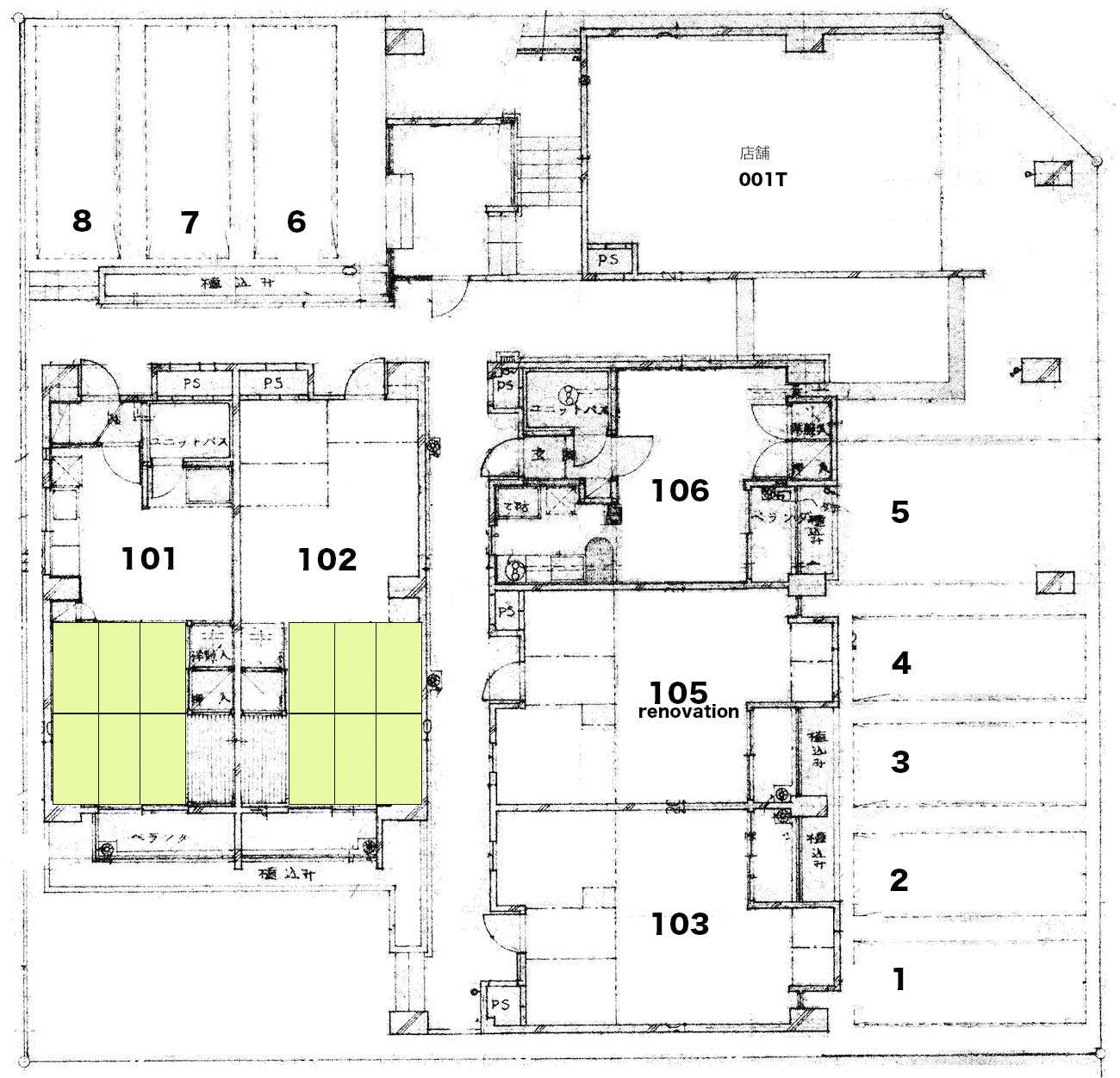 1階フロアプラン